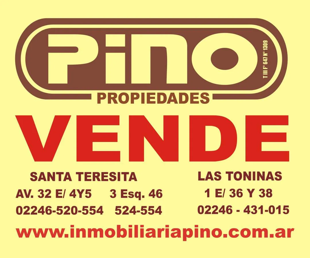 Sola en lote sobre Av 32. Oportunidad Comercial en Santa Teresita!