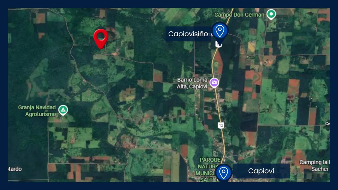 CHACRA con CASA Neoclasica - Capiovi, Misiones.