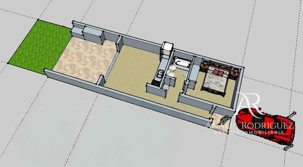 ALQUILER | DEPARTAMENTO 2 AMBIENTES CON JARDÍN, PARRILLA Y COCHERA EN LA MADRUGADA II – PILAR