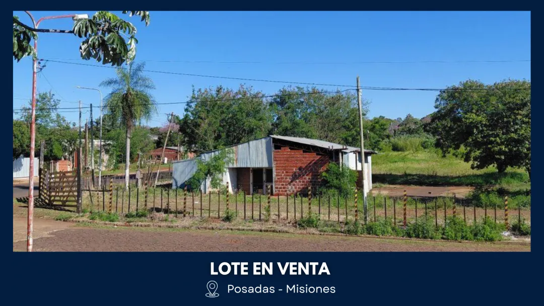 LOTE DE 1265 m2 en ESQUINA SOBRE AV. MONSEÑOR DE ANDREA