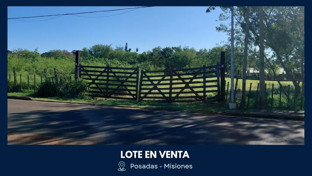LOTE DE 12m x 33m (423m2) SOBRE AV. MONSEÑOR DE ANDREA