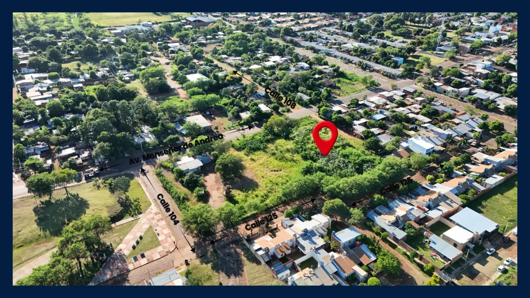 LOTE CON MAS DE 4.000 m2 SOBRE AV. MONSEÑOR DE ANDREA