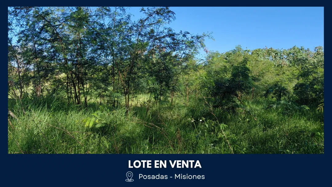 LOTE DE 12m x 33m (423m2) A MEDIA CUADRA DE AV. MONSEÑOR DE ANDREA