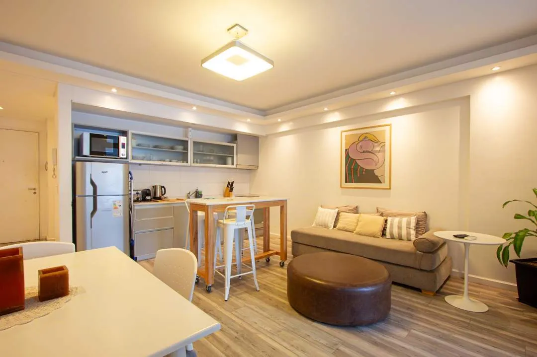 AGUERO y AV. SANTA FE, PALERMO EXP. 300.000 Alquiler Temporario 3 ambientes full amenities y lavarropas