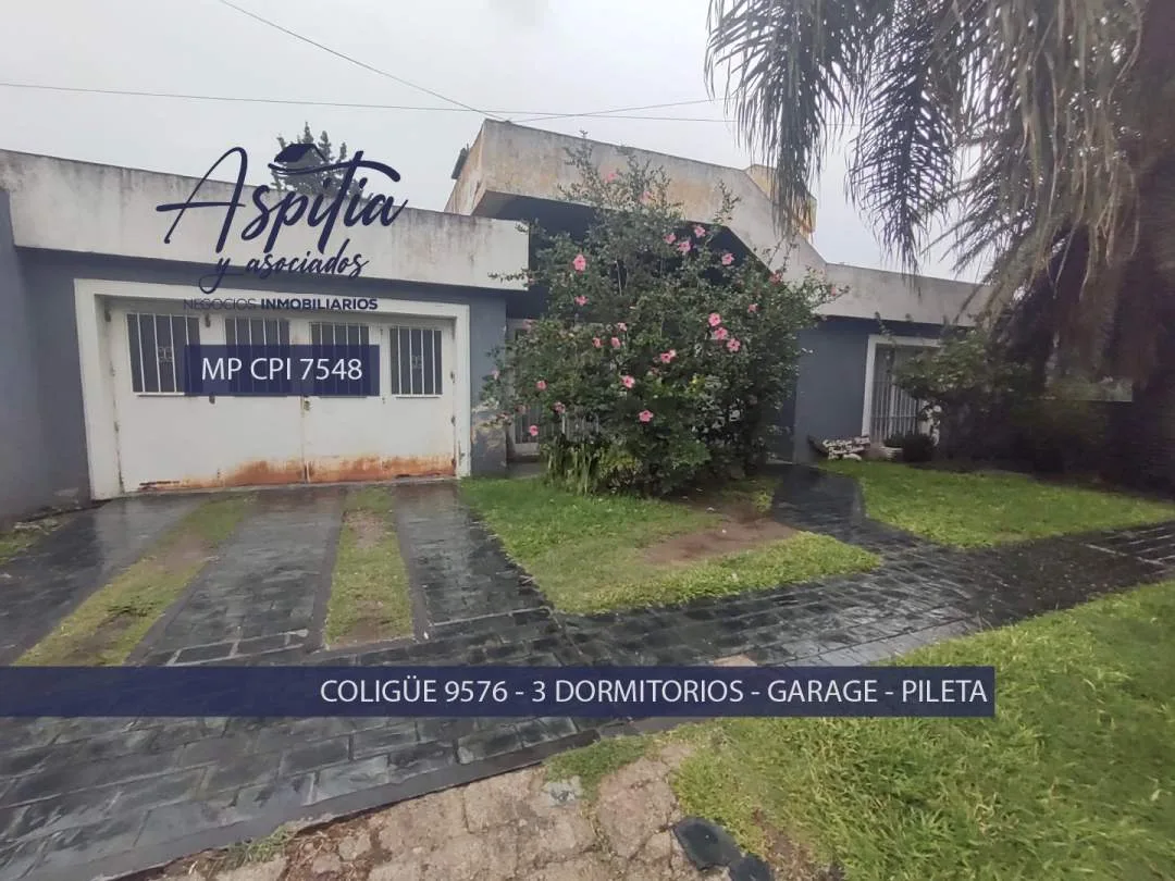VENTA casa 3 dormitorios con pileta y gran patio en Villa Cornú Córdoba