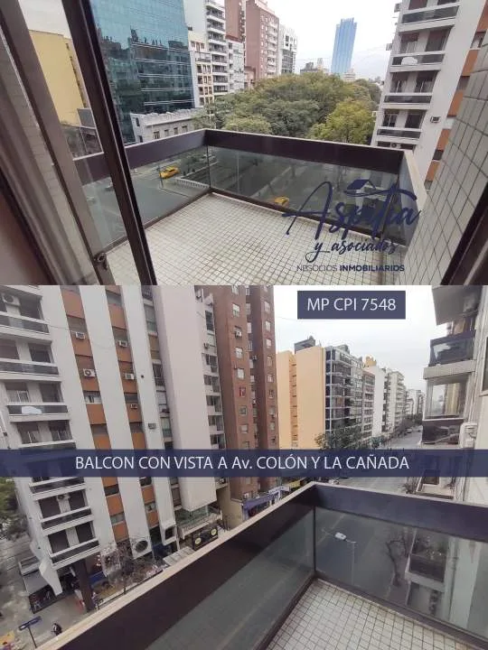 ALQUILER Departamento de 3 dormitorios con balcón en Centro, esquina Colón y La Cañada