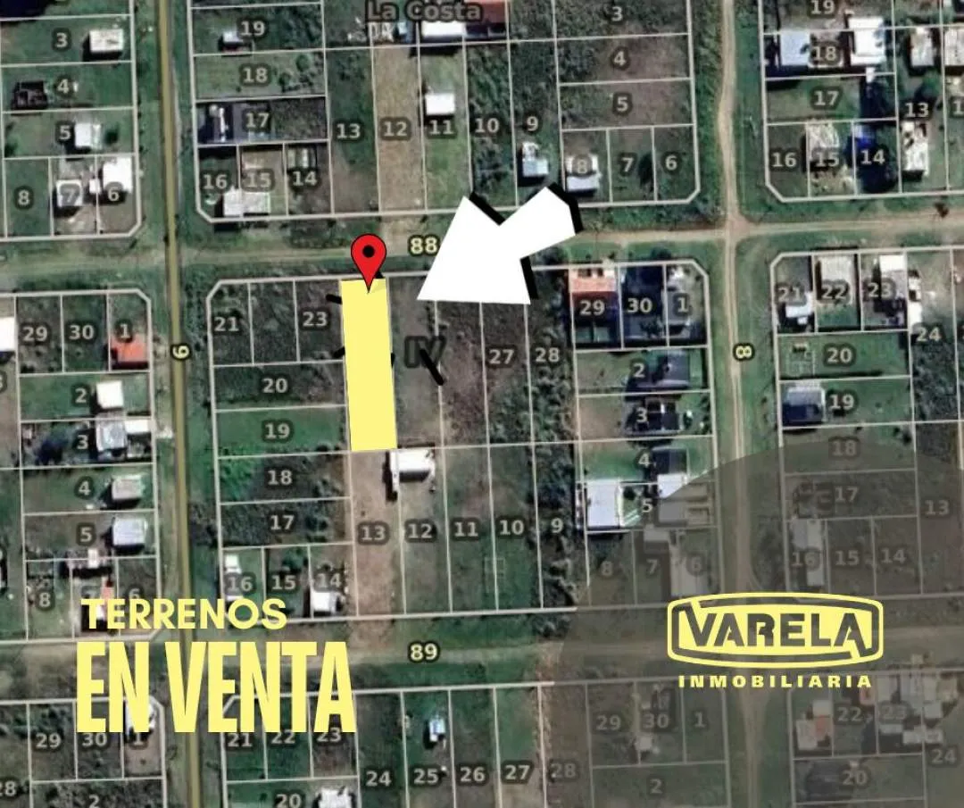 LOTE EN VENTA - CALLE 88 E/ 8 Y 9