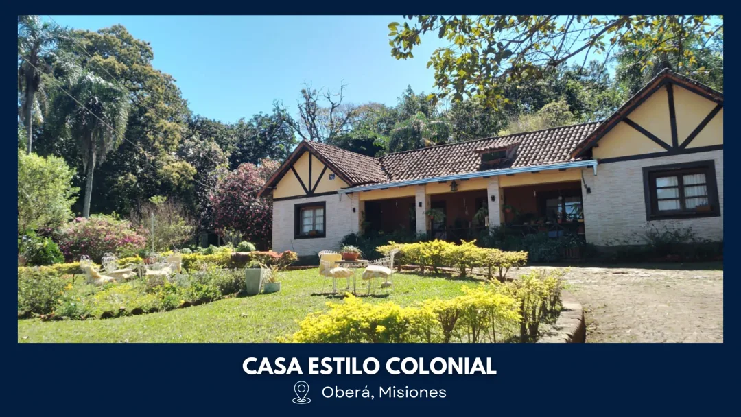 CASA estilo colonial en VENTA en Obera, Misiones.