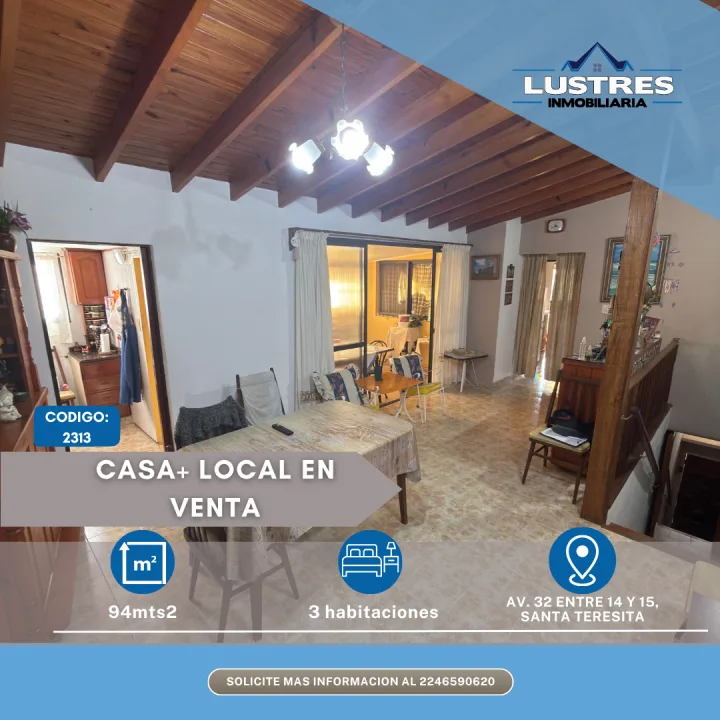 VIVIENDA + LOCAL EN VENTA (VENTA EN BLOCK)