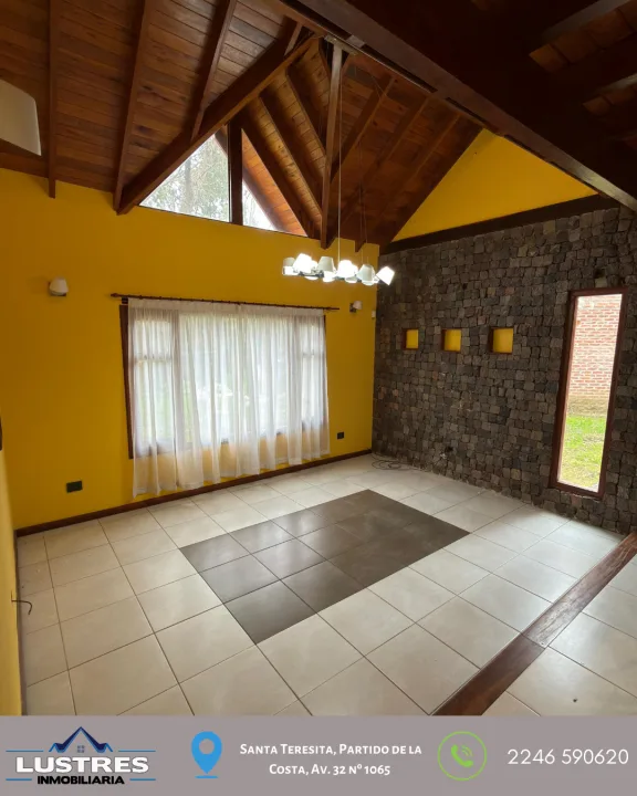 casa en venta santa teresita parque golf con amplio lote