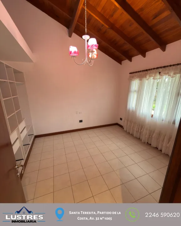 casa en venta santa teresita parque golf con amplio lote