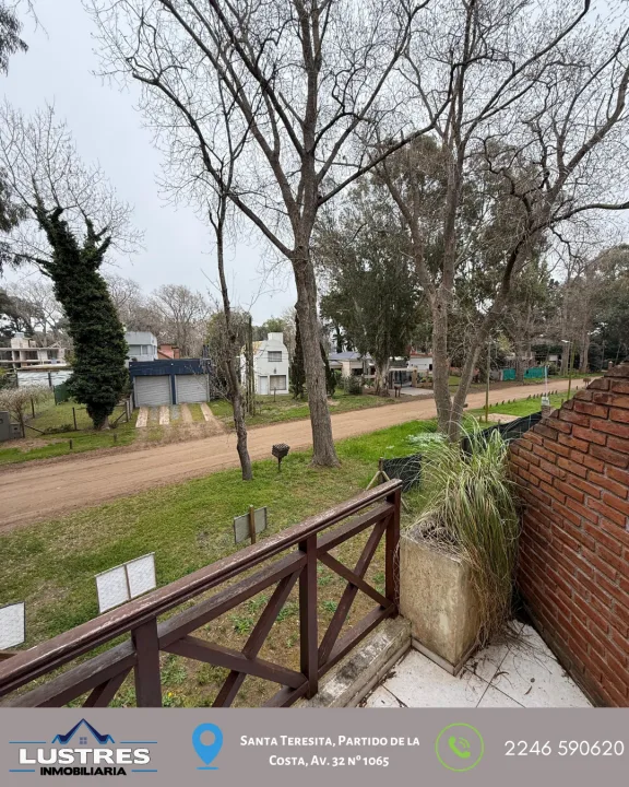 casa en venta santa teresita parque golf con amplio lote