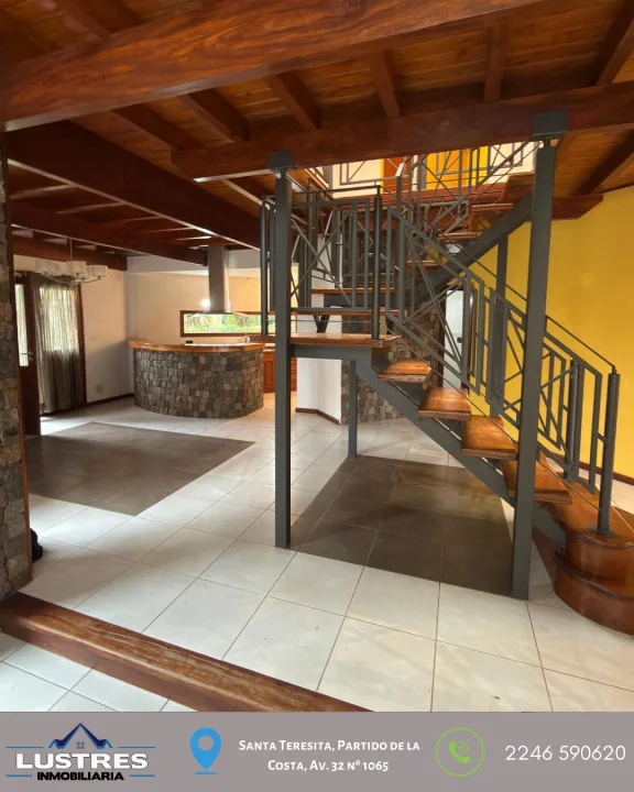 casa en venta santa teresita parque golf con amplio lote