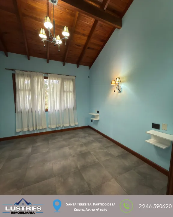 casa en venta santa teresita parque golf con amplio lote