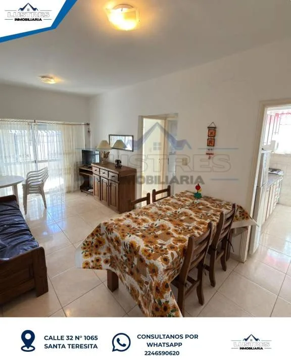 DEPARTAMENTO PLANTA BAJA EN VENTA, SANTA TERESITA