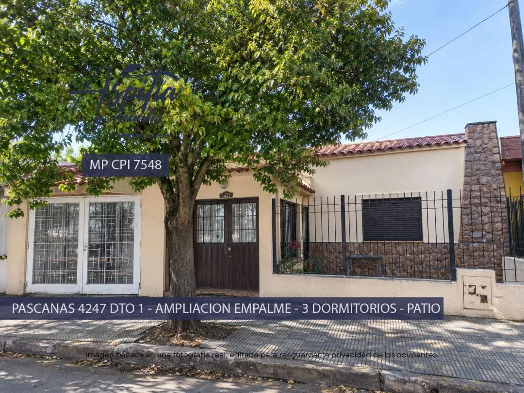 ALQUILER Casa 3 dormitorios y patio en Empalme - Cordoba