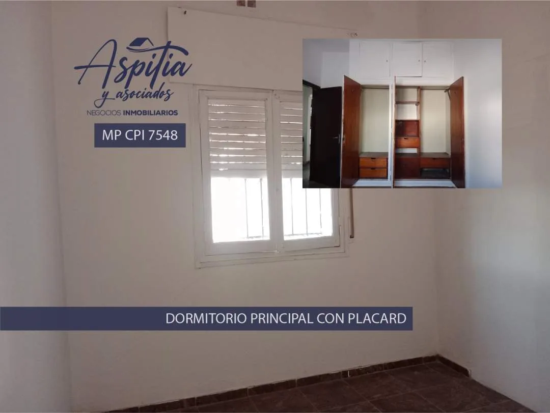 ALQUILER Casa 3 dormitorios y patio en Empalme - Cordoba