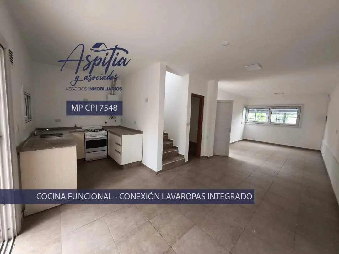 ALQUILER Dúplex A 2 dormitorios con cochera y patio en Cerro Chico
