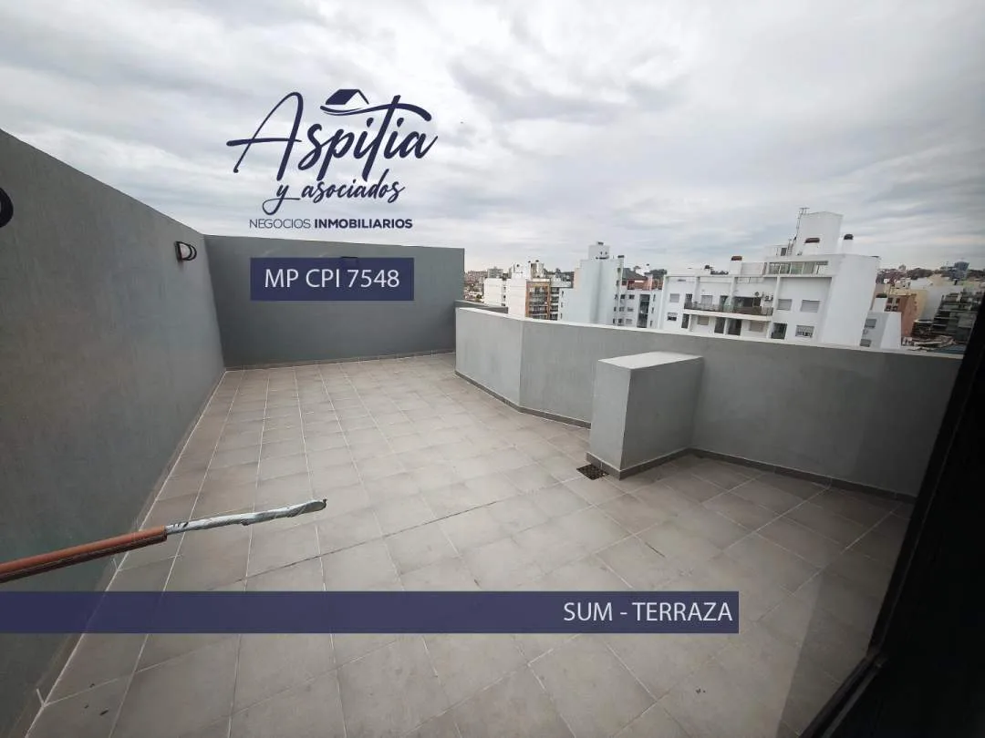 ALQUILER Departamento 1 dormitorio a estrenar con pileta en General Paz, Córdoba