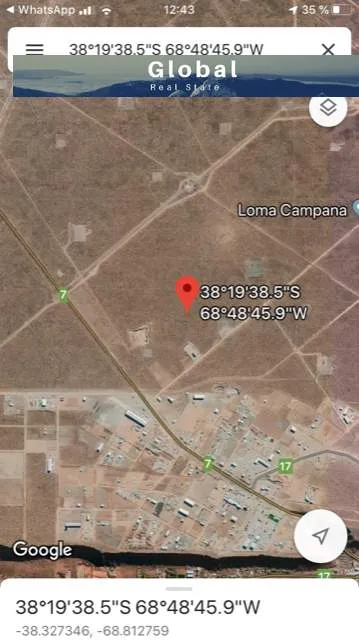 LOTES EN PARQUE INDUSTRIAL Y URBANO EN AÑELO, NEUQUÉN PATAGONIA ARGENTINA