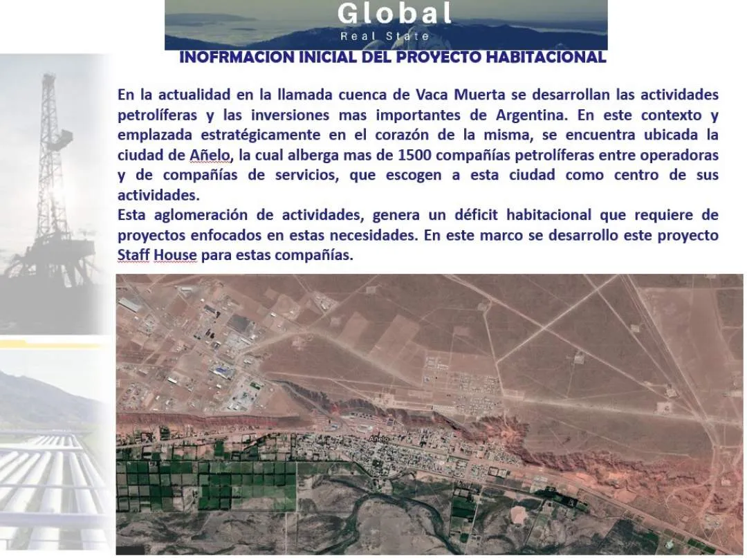 Lote Con Proyecto Urbanístico Aprobado En El Centro De Añelo, Neuquén Patagonia Argentina