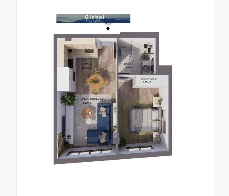 DEPARTAMENTO A ESTRENAR DE POZO 2 AMB, SANTA POLA ALICANTE, ESPAÑA