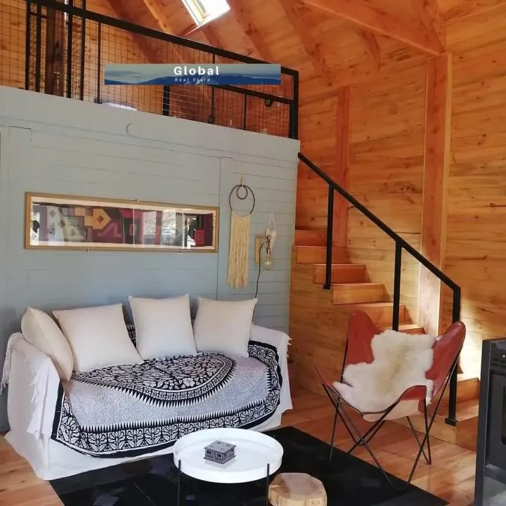 FABULOSA CABAÑA EN BARRIO CERRADO, COSTA LAGO CHOLILA, CHUBUT PATAGONIA ARGENTINA