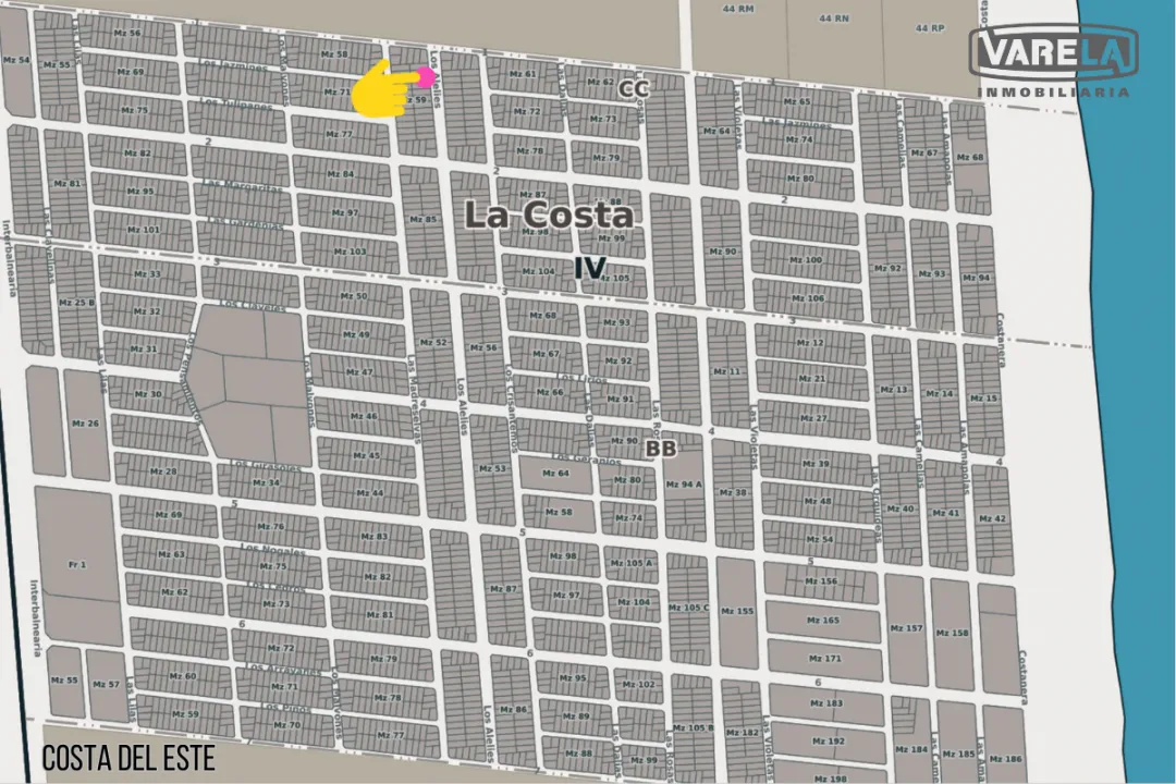 Lote De 663m2 - Apto Servicios Urbanos - Costa Del Este