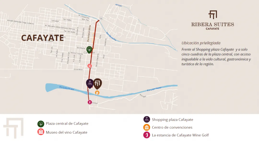DEPARTAMENTOS EN RIBERA SUITES-POZO- CAFAYATE-SALTA