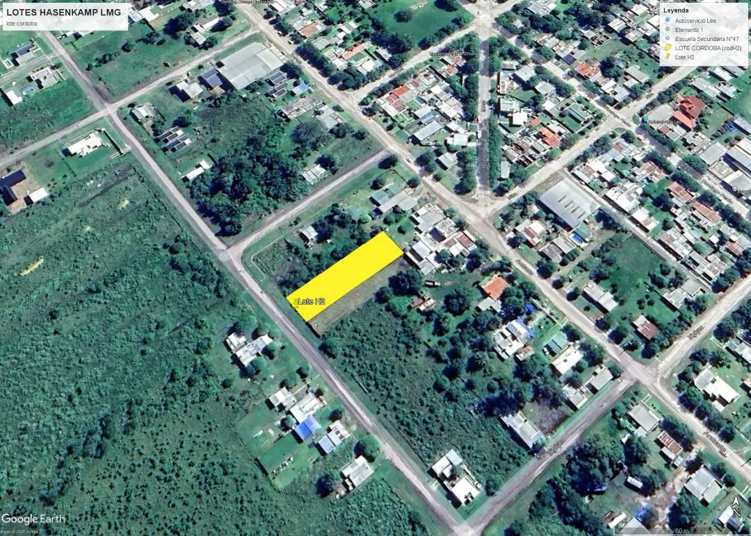 Lote CORDOBA 20 x 66