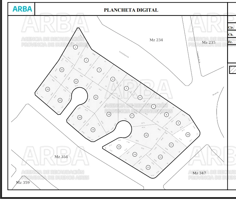 En Cariló | Lotes de Extensión Urbana ( manzana 346 lote 3-4-5-6- individuales )